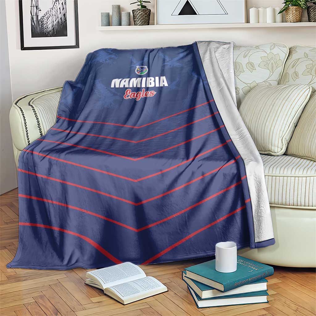 Namibia Cricket Blanket Go Eagles Go - Wonder Print Shop