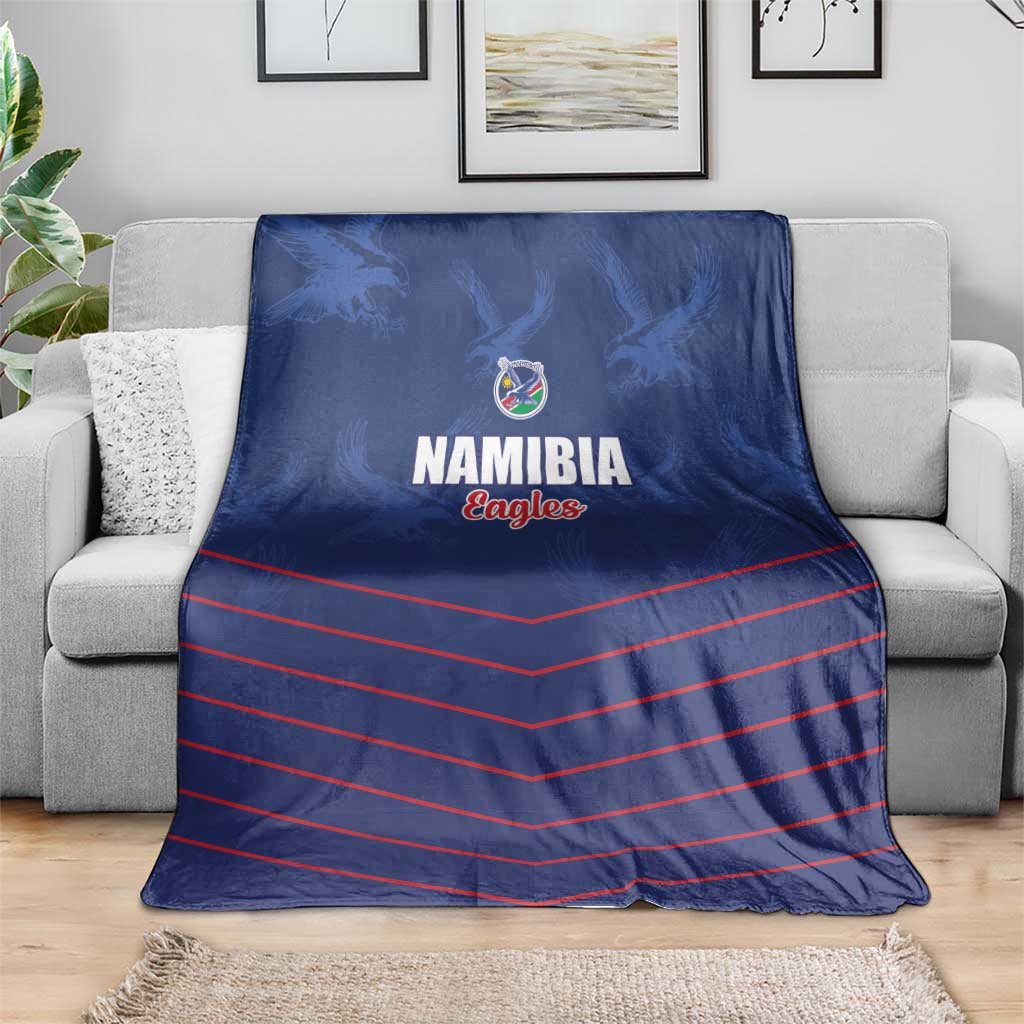 Namibia Cricket Blanket Go Eagles Go - Wonder Print Shop