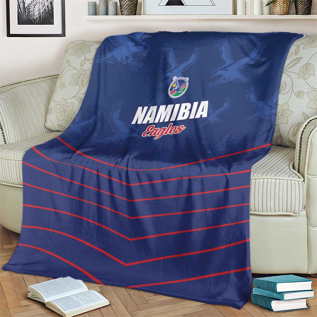Namibia Cricket Blanket Go Eagles Go - Wonder Print Shop