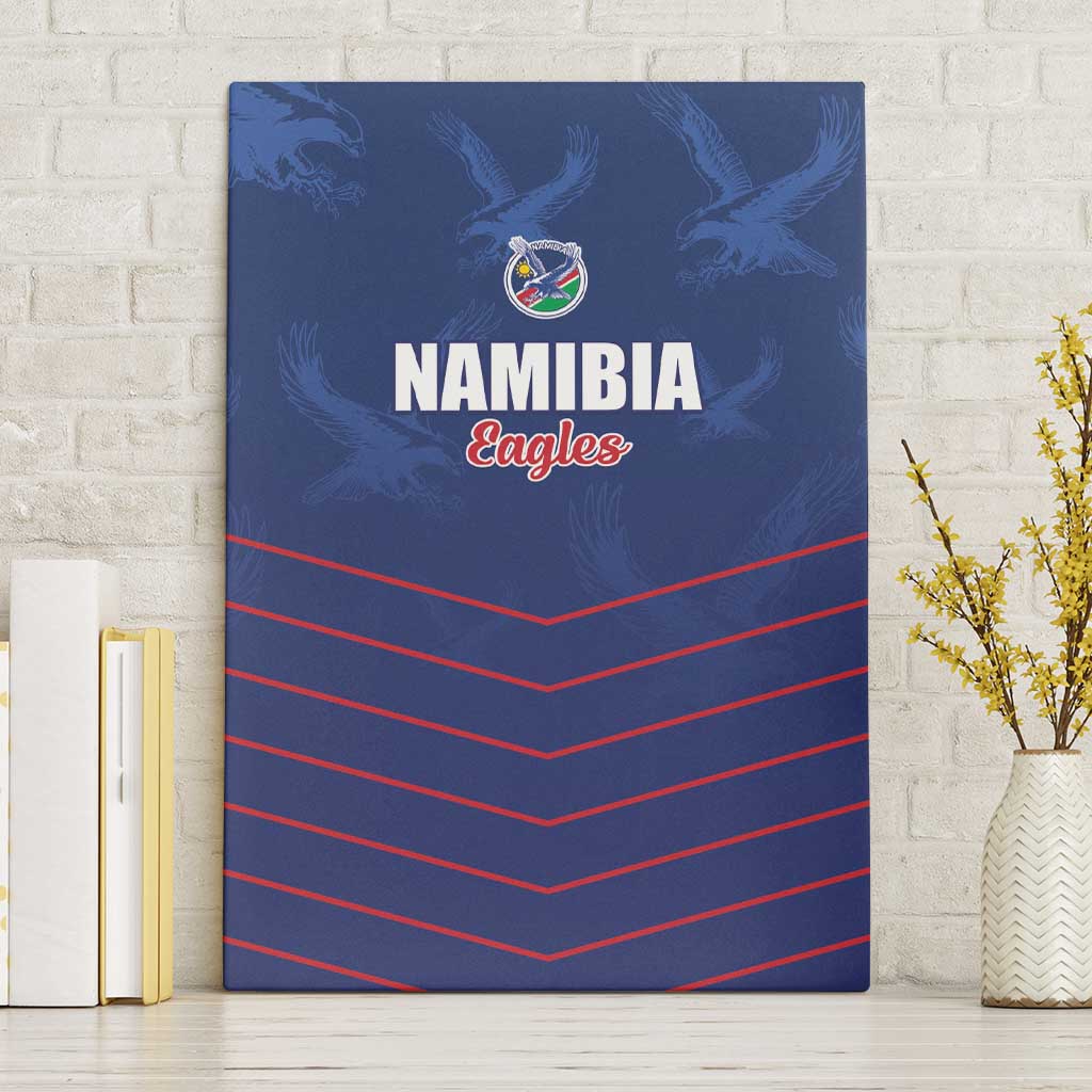 Namibia Cricket Canvas Wall Art Go Eagles Go - Wonder Print Shop