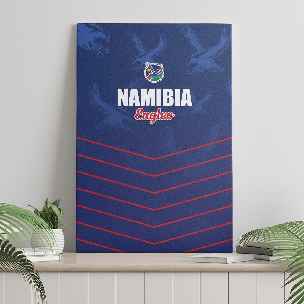 Namibia Cricket Canvas Wall Art Go Eagles Go - Wonder Print Shop