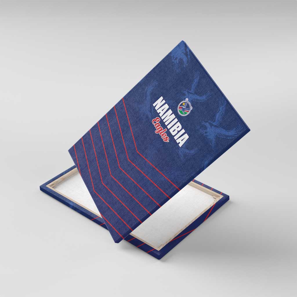 Namibia Cricket Canvas Wall Art Go Eagles Go - Wonder Print Shop