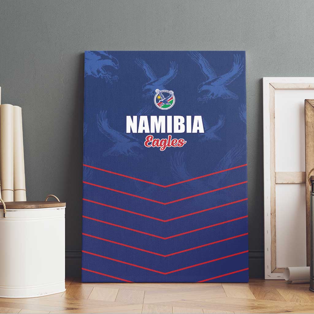 Namibia Cricket Canvas Wall Art Go Eagles Go - Wonder Print Shop