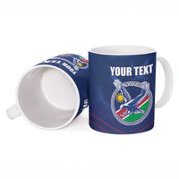 Custom Namibia Cricket Ceramic Mug Go Eagles Go - Wonder Print Shop