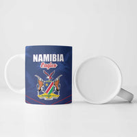 Custom Namibia Cricket Ceramic Mug Go Eagles Go - Wonder Print Shop