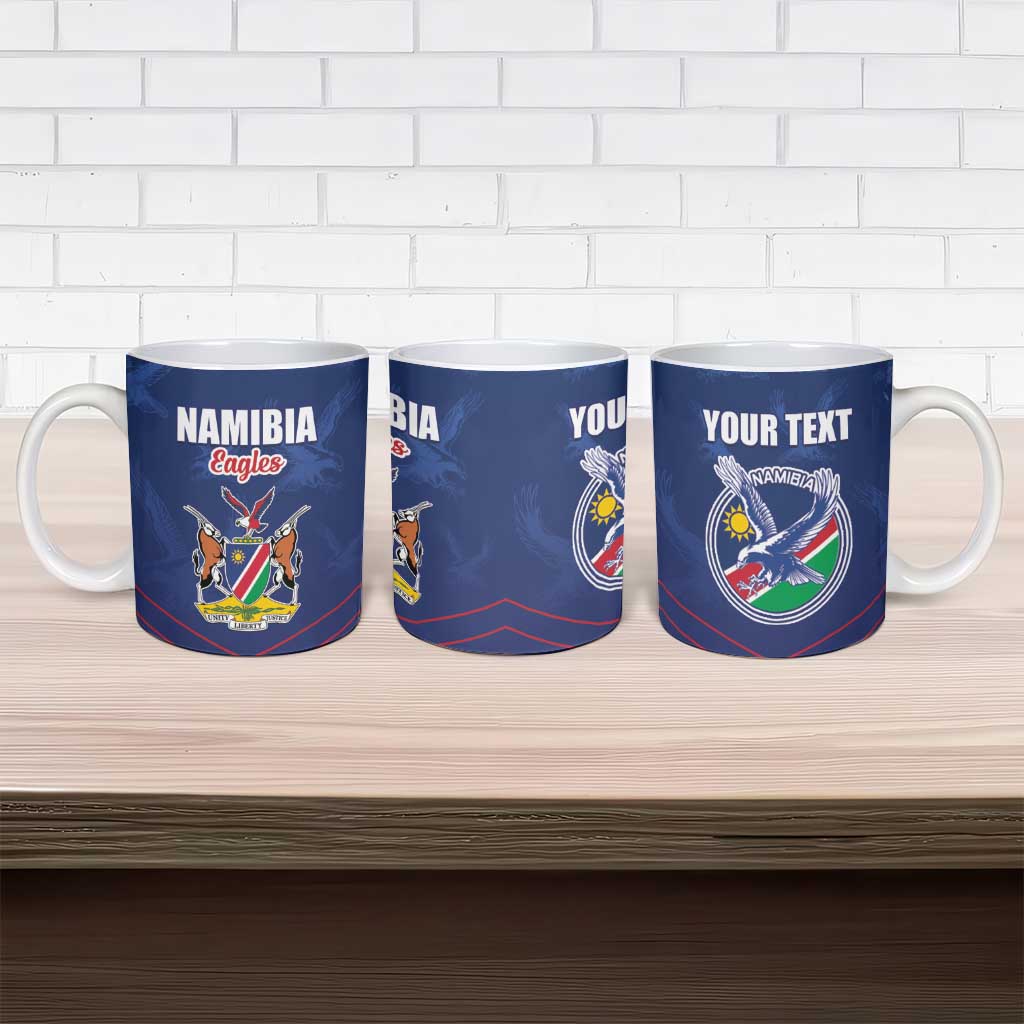 Custom Namibia Cricket Ceramic Mug Go Eagles Go - Wonder Print Shop