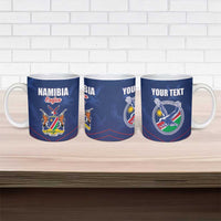Custom Namibia Cricket Ceramic Mug Go Eagles Go - Wonder Print Shop