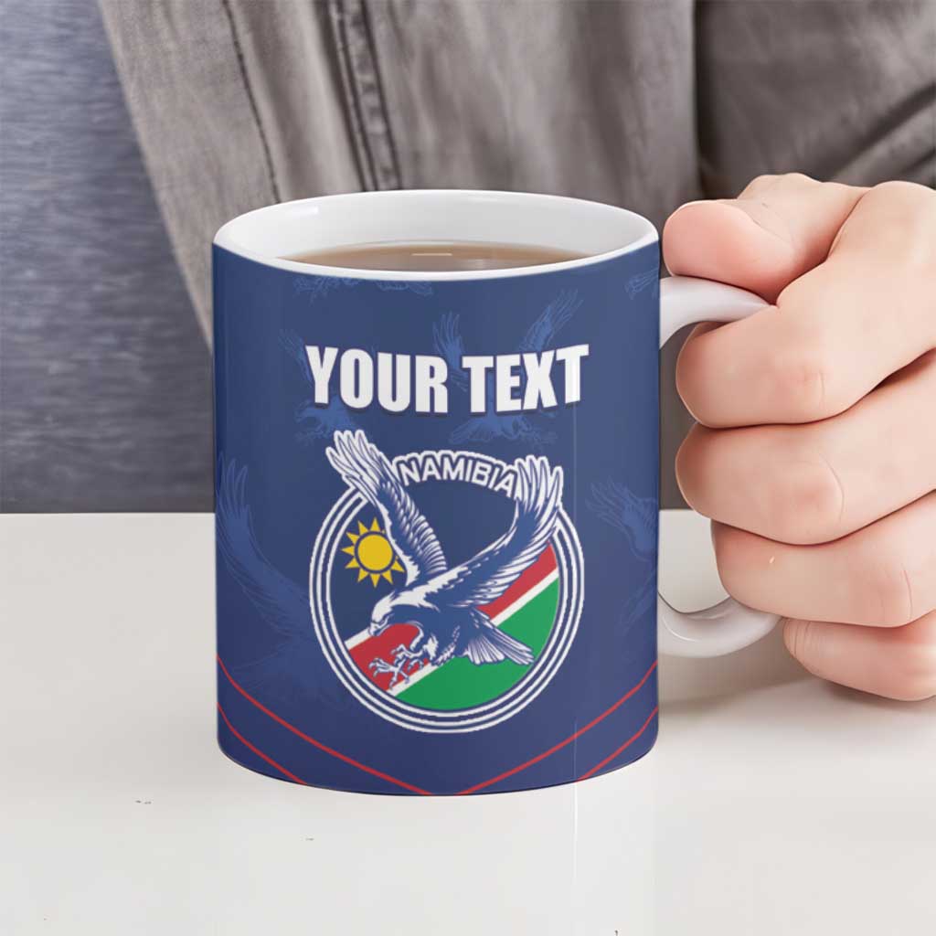 Custom Namibia Cricket Ceramic Mug Go Eagles Go - Wonder Print Shop