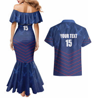 Custom Namibia Cricket Couples Matching Mermaid Dress and Hawaiian Shirt Go Eagles Go - Wonder Print Shop
