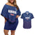 Custom Namibia Cricket Couples Matching Off Shoulder Short Dress and Hawaiian Shirt Go Eagles Go - Wonder Print Shop