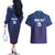 Custom Namibia Cricket Couples Matching Off The Shoulder Long Sleeve Dress and Hawaiian Shirt Go Eagles Go - Wonder Print Shop