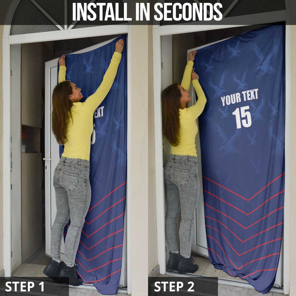 Custom Namibia Cricket Door Cover Go Eagles Go - Wonder Print Shop