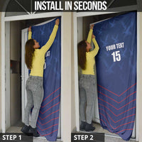 Custom Namibia Cricket Door Cover Go Eagles Go - Wonder Print Shop