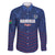 Custom Namibia Cricket Family Matching Long Sleeve Bodycon Dress and Hawaiian Shirt Go Eagles Go - Wonder Print Shop
