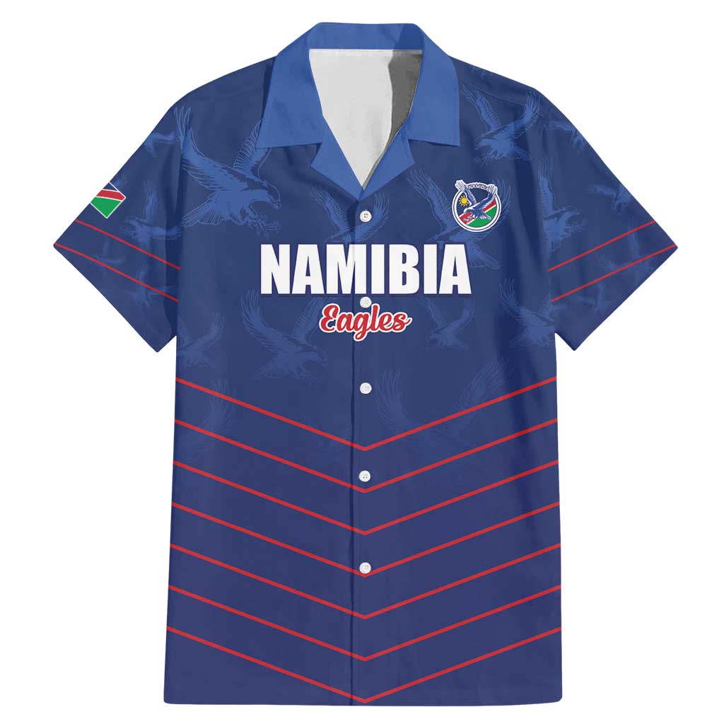 Custom Namibia Cricket Family Matching Mermaid Dress and Hawaiian Shirt Go Eagles Go - Wonder Print Shop