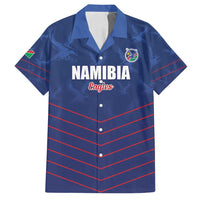 Custom Namibia Cricket Family Matching Puletasi and Hawaiian Shirt Go Eagles Go - Wonder Print Shop