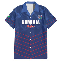 Custom Namibia Cricket Family Matching Short Sleeve Bodycon Dress and Hawaiian Shirt Go Eagles Go - Wonder Print Shop