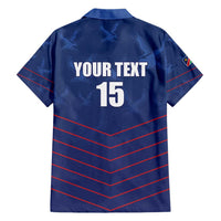 Custom Namibia Cricket Family Matching Short Sleeve Bodycon Dress and Hawaiian Shirt Go Eagles Go - Wonder Print Shop