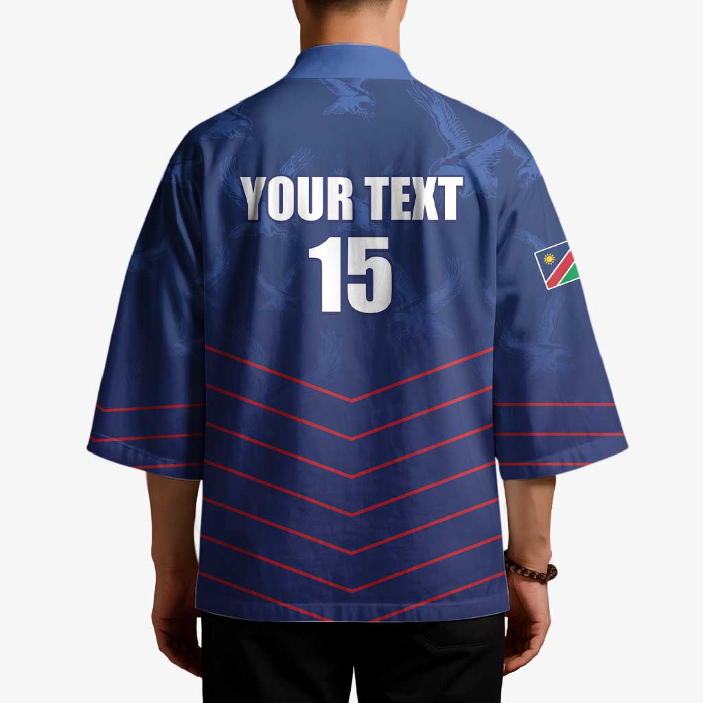 Custom Namibia Cricket Kimono Go Eagles Go - Wonder Print Shop