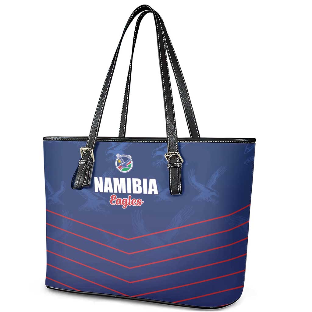 Namibia Cricket Leather Tote Bag Go Eagles Go - Wonder Print Shop