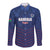 Custom Namibia Cricket Long Sleeve Button Shirt Go Eagles Go - Wonder Print Shop