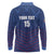 Custom Namibia Cricket Long Sleeve Polo Shirt Go Eagles Go - Wonder Print Shop
