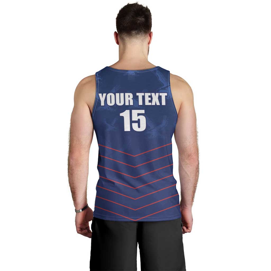 Custom Namibia Cricket Men Tank Top Go Eagles Go - Wonder Print Shop
