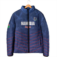 Custom Namibia Cricket Padded Jacket Go Eagles Go - Wonder Print Shop