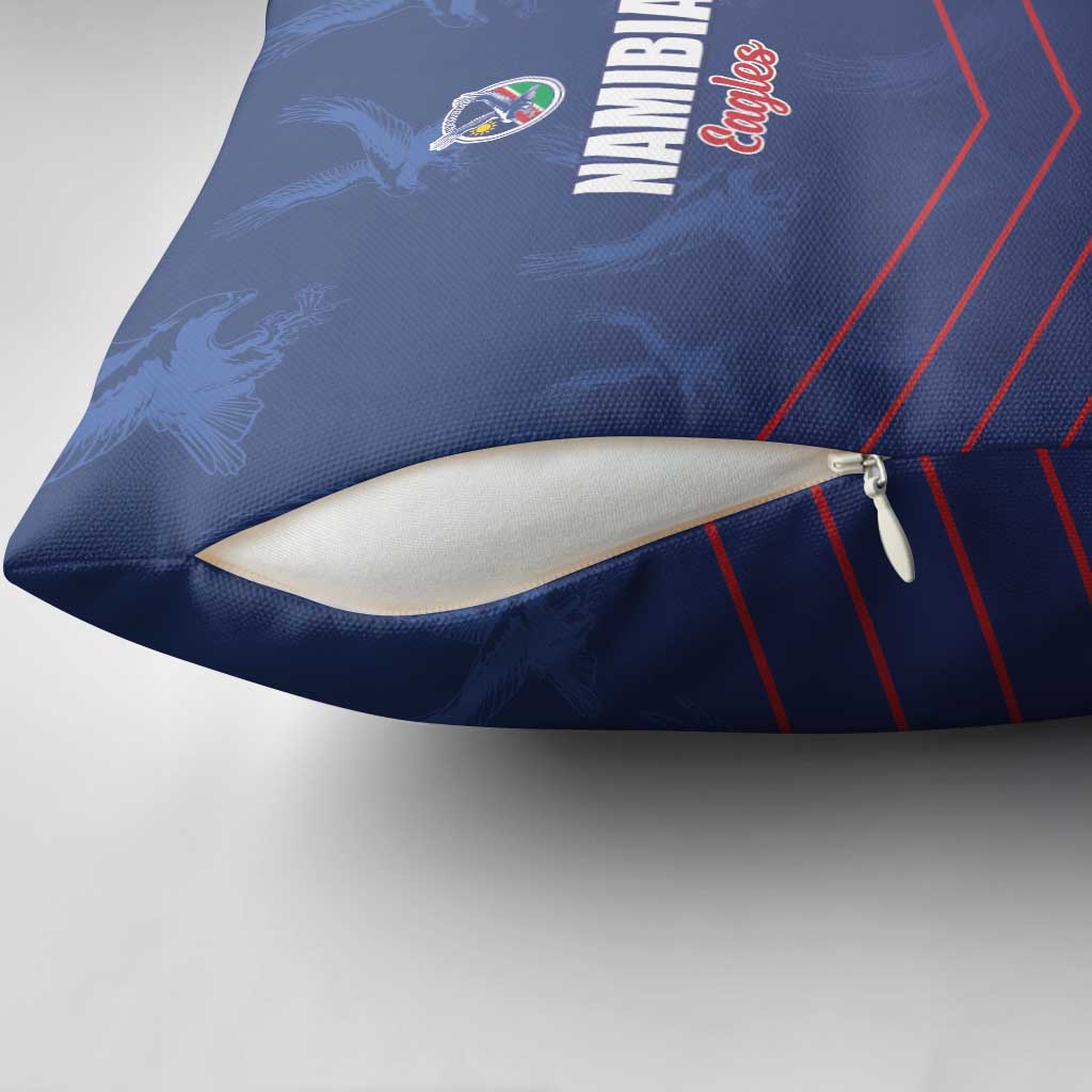Namibia Cricket Pillow Cover Go Eagles Go - Wonder Print Shop