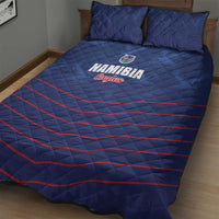 Namibia Cricket Quilt Bed Set Go Eagles Go - Wonder Print Shop