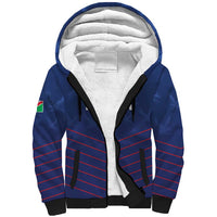 Custom Namibia Cricket Sherpa Hoodie Go Eagles Go - Wonder Print Shop