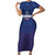 Custom Namibia Cricket Short Sleeve Bodycon Dress Go Eagles Go - Wonder Print Shop