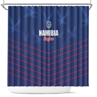 Namibia Cricket Shower Curtain Go Eagles Go - Wonder Print Shop