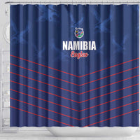 Namibia Cricket Shower Curtain Go Eagles Go - Wonder Print Shop