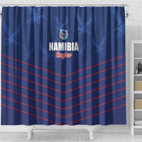 Namibia Cricket Shower Curtain Go Eagles Go - Wonder Print Shop
