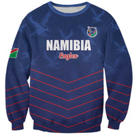 Custom Namibia Cricket Sweatshirt Go Eagles Go - Wonder Print Shop