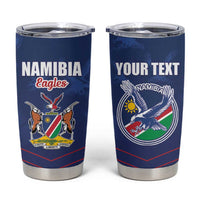 Custom Namibia Cricket Tumbler Cup Go Eagles Go - Wonder Print Shop