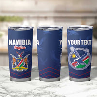 Custom Namibia Cricket Tumbler Cup Go Eagles Go - Wonder Print Shop