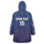 Custom Namibia Cricket Wearable Blanket Hoodie Go Eagles Go - Wonder Print Shop
