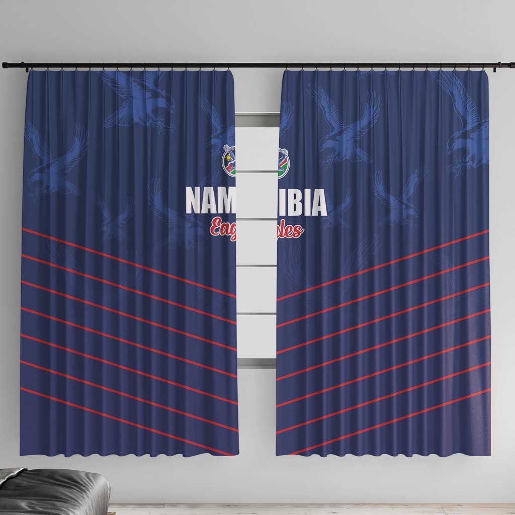 Namibia Cricket Window Curtain Go Eagles Go - Wonder Print Shop