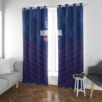 Namibia Cricket Window Curtain Go Eagles Go - Wonder Print Shop