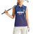 Custom Namibia Cricket Women Sleeveless Polo Shirt Go Eagles Go - Wonder Print Shop