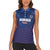 Custom Namibia Cricket Women Sleeveless Polo Shirt Go Eagles Go - Wonder Print Shop