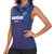 Custom Namibia Cricket Women Sleeveless Polo Shirt Go Eagles Go - Wonder Print Shop