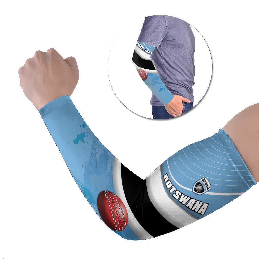 Custom Botswana Cricket Arm Sleeves Go Baggy Blues - Wonder Print Shop