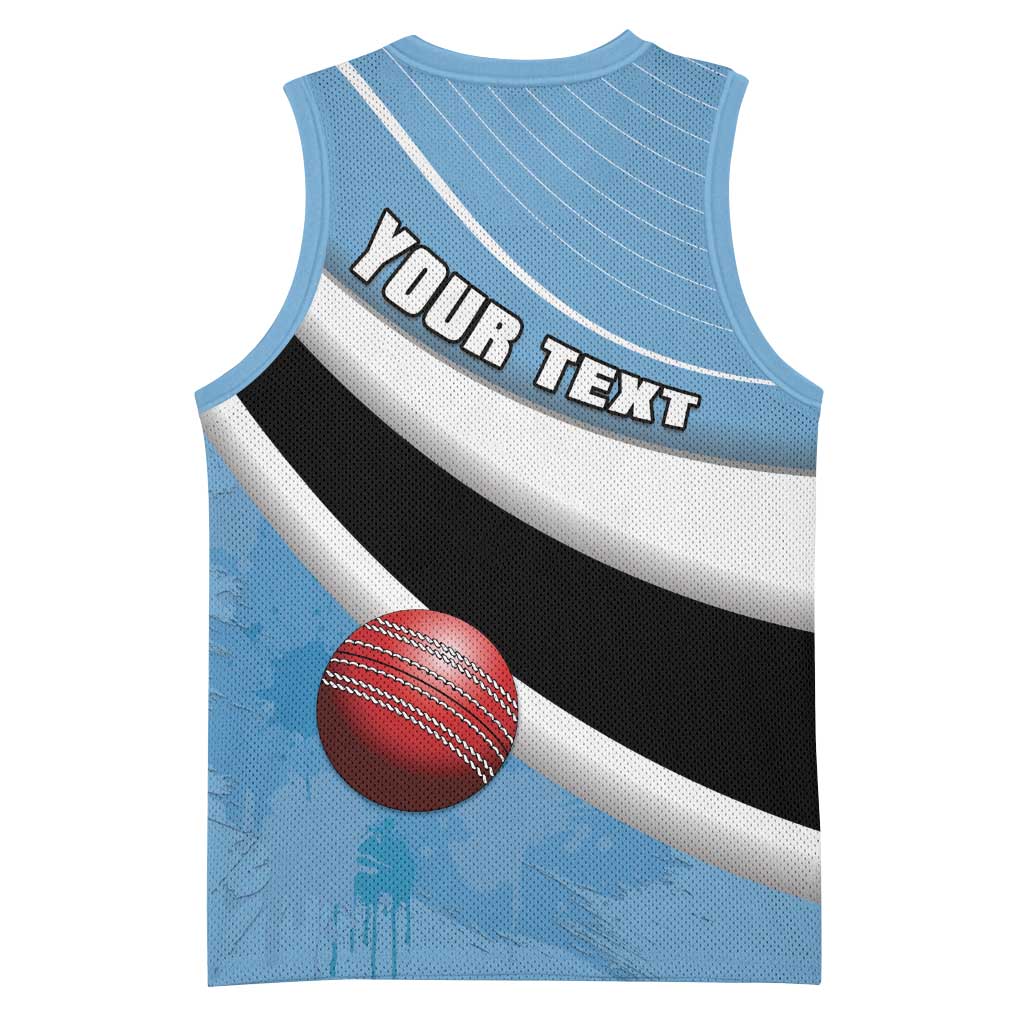 Custom Botswana Cricket Basketball Jersey Go Baggy Blues - Wonder Print Shop