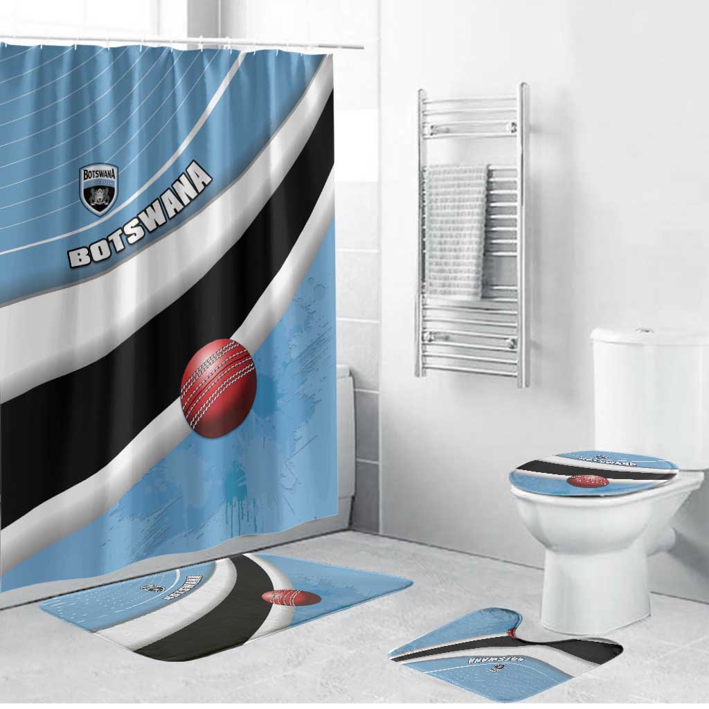 Botswana Cricket Bathroom Set Go Baggy Blues - Wonder Print Shop