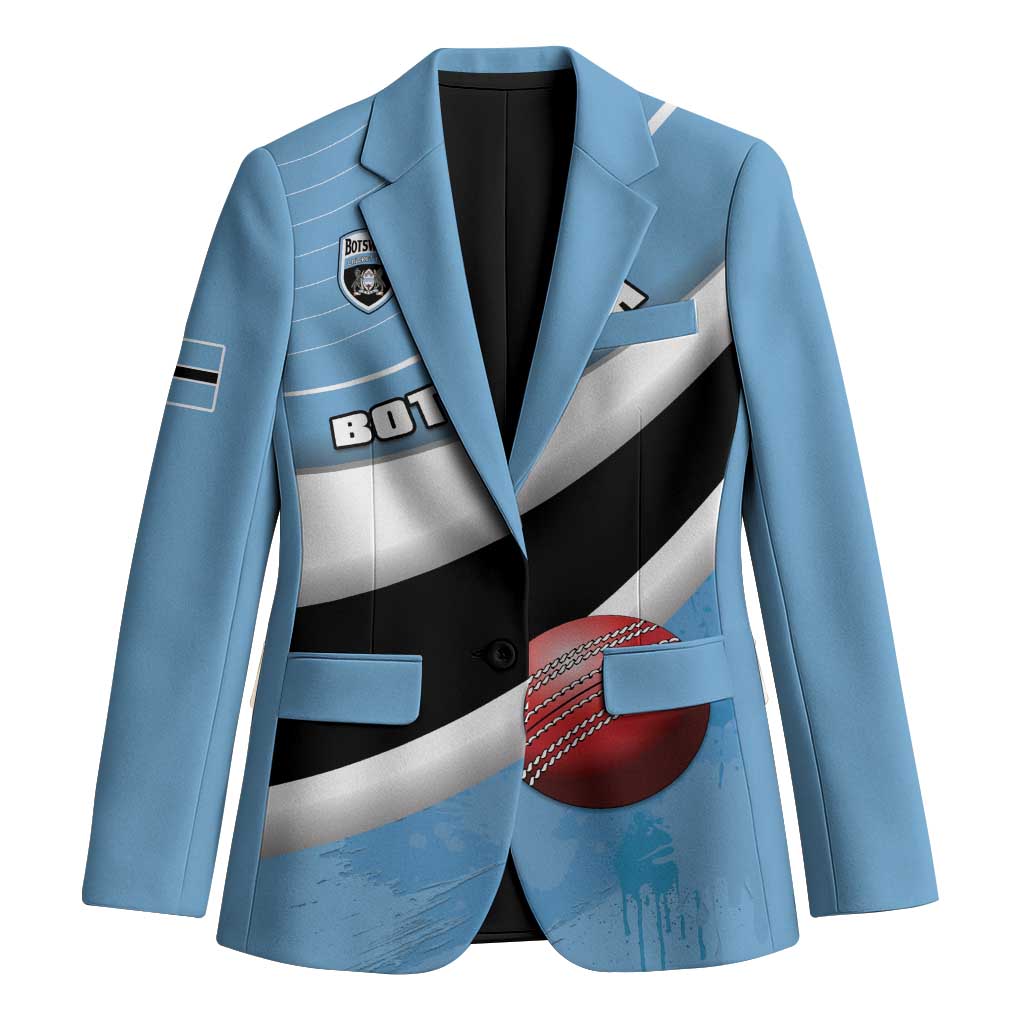 Custom Botswana Cricket Blazer Go Baggy Blues - Wonder Print Shop