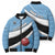Custom Botswana Cricket Bomber Puffer Jacket Go Baggy Blues - Wonder Print Shop