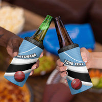 Custom Botswana Cricket 4 in 1 Can Cooler Tumbler Go Baggy Blues - Wonder Print Shop
